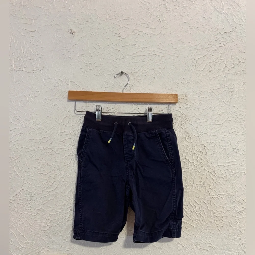 GAP Kids Boys Cargo Shorts Size Small | Navy Blue | Stretch Cotton Drawstring